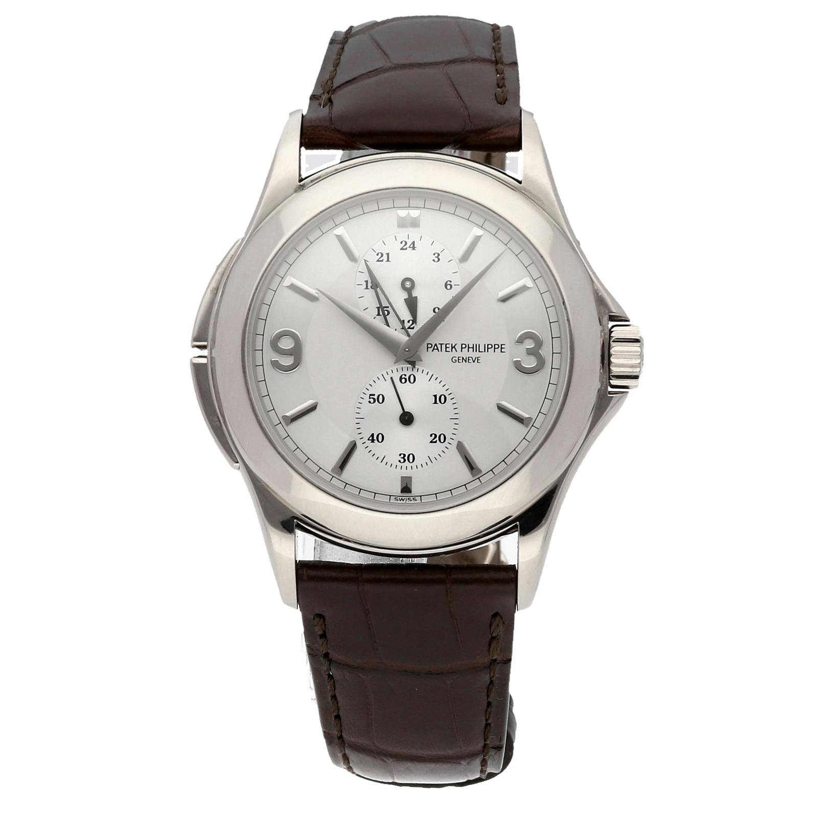 Patek philippe calatrava travel hotsell time 5134g